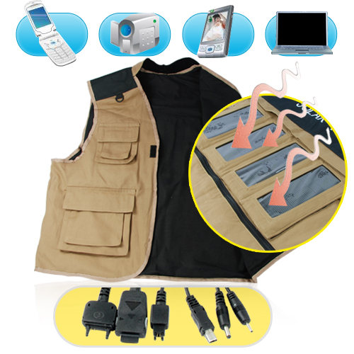 
Solar Vest – жилетка и зарядное устройство в одном
