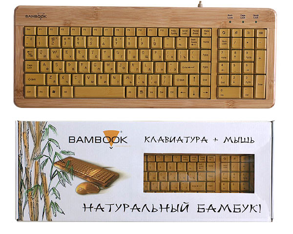 
Konoos 001-Bambook: клавиатура в бамбуковых "доспехах"
